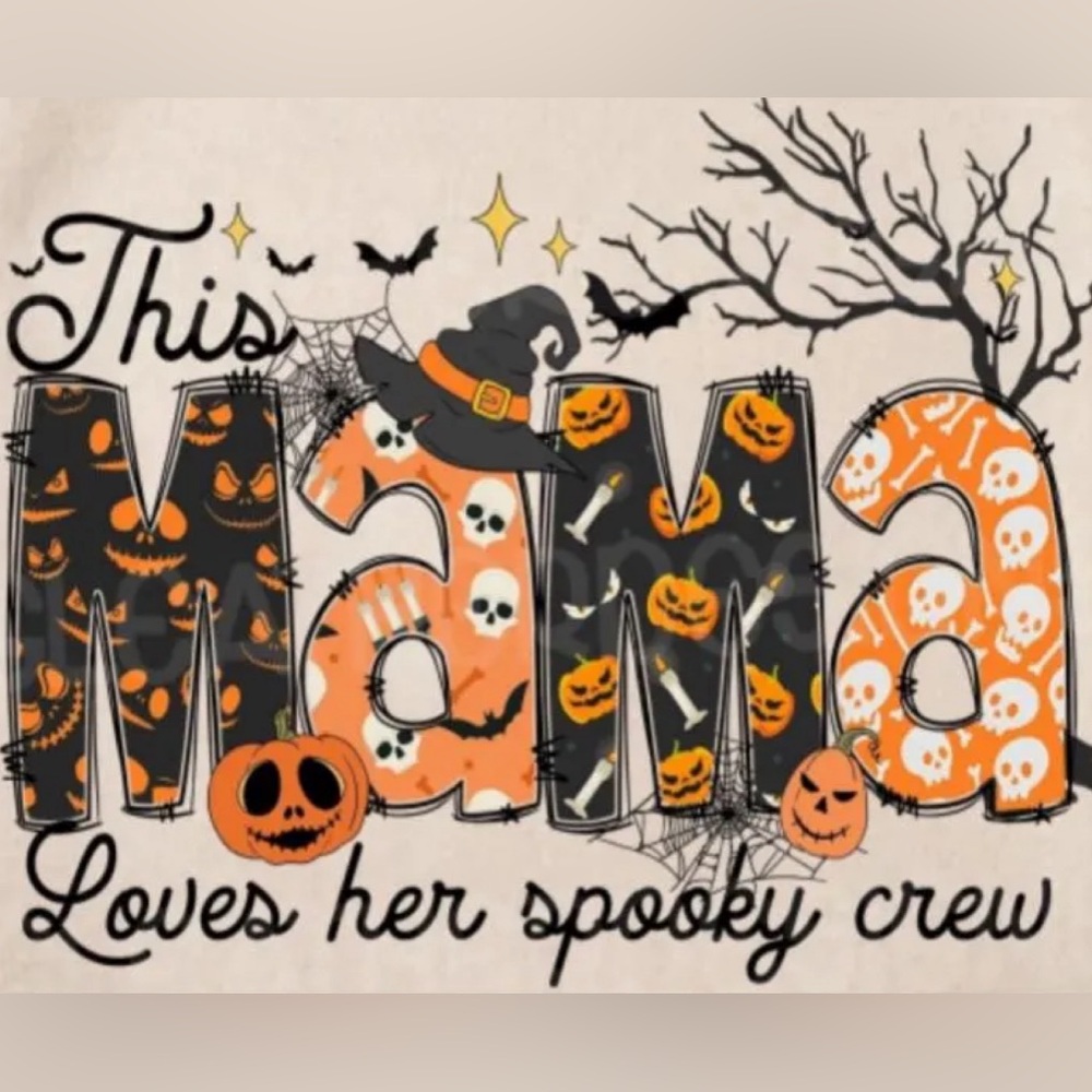 Halloween 10 inch DTF T-shirt transfers